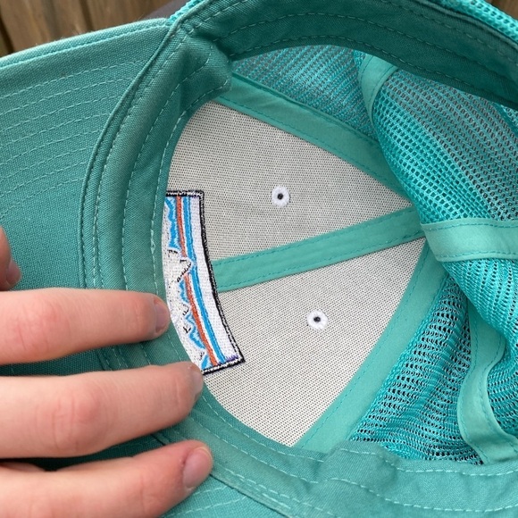 Patagonia P-6 Trucker Hat Blue - Picture 9 of 10